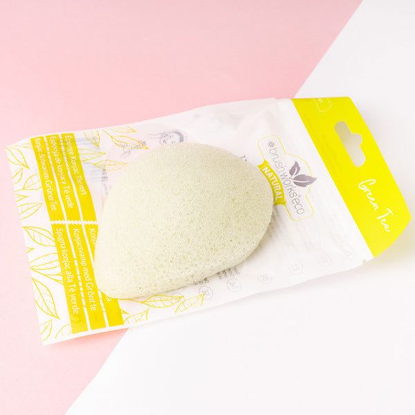 Brushworks Green Tea Konjac Sponge