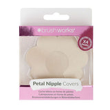 Brushworks Nude Satin Nipple Covers - 4 Pairs