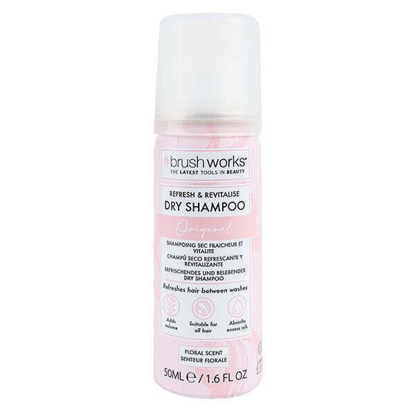 Brushworks Refresh & Revitalise Floral Dry Shampoo - 50ml