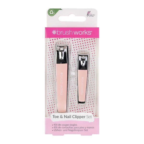 Brushworks Toe & Nail Clipper Set