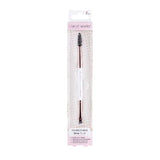 Brushworks White &amp;amp; Gold Brow Duo Brush