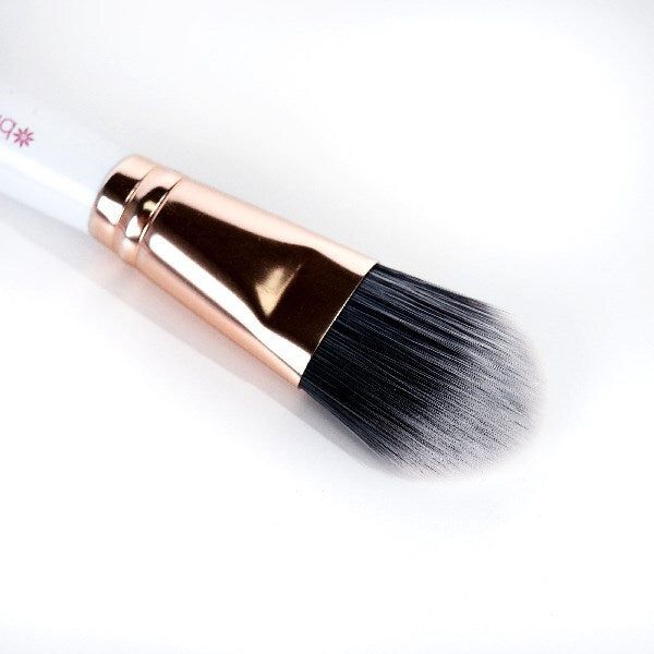 Brushworks White & Gold Foundation Brush