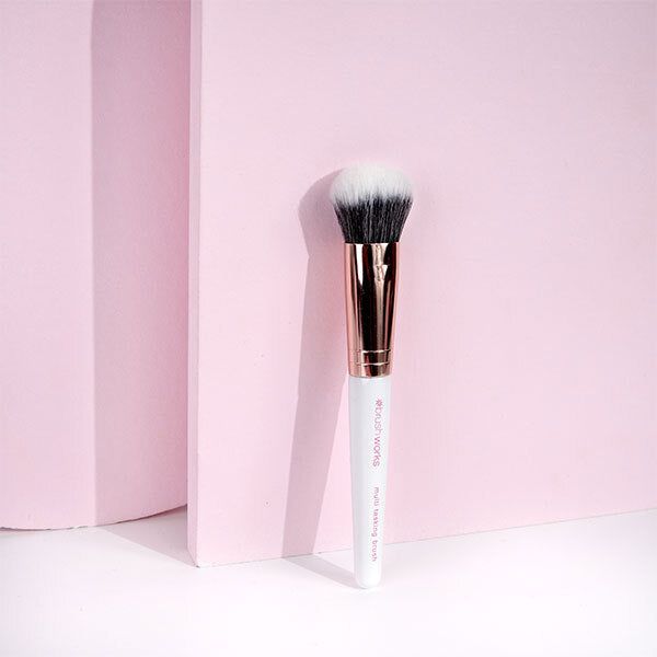 Brushworks White &amp;amp; Gold Multi Tasking Brush