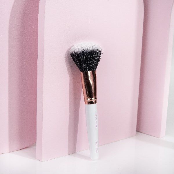 Brushworks White &amp;amp; Gold Powder Brush