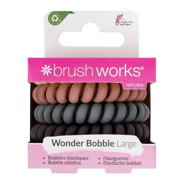 Brushworks Wonder Bobble Natural Large (Pack of 5)