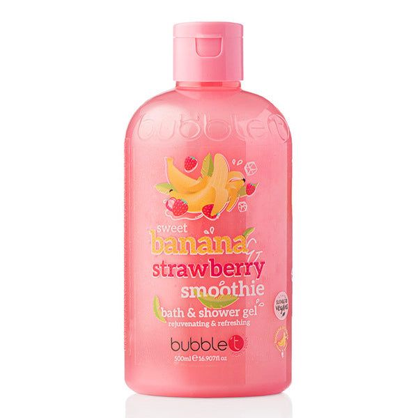 Bubble T Cosmetics Banana &amp;amp; Strawberry Body Wash 500ml