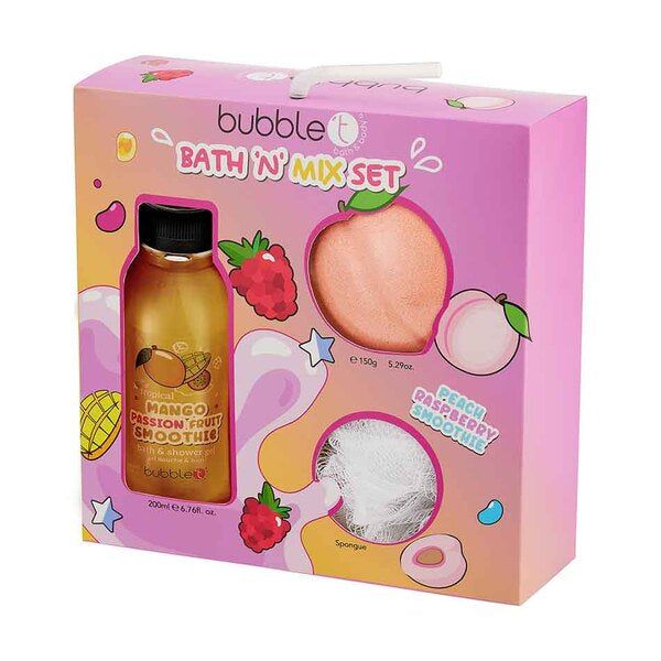 Bubble T Cosmetics Smoothie Bath n' Mix Gift Set - Set of 3