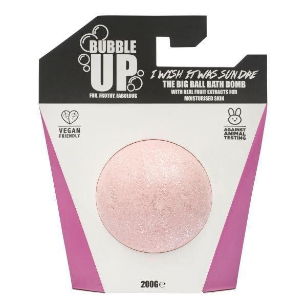 Bubble Up I Wish It Was Sundae Big Ball Bath Bomb x 6