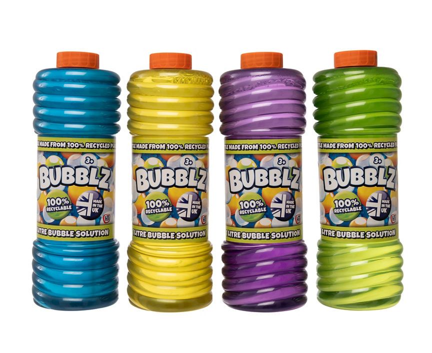 Bubblz 1 Litre Bubble Solution Made From 100% Recycled Plastic