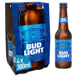 Bud Light Lager Beer Bottles