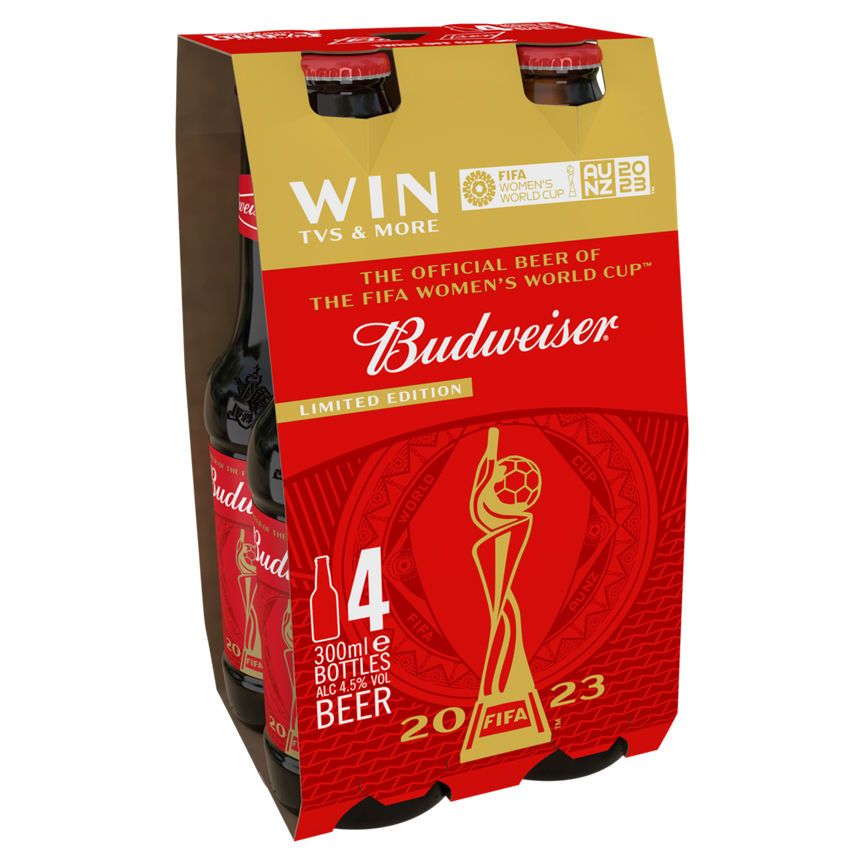 Budweiser Lager Beer Bottles