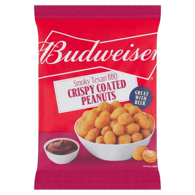 Budweiser Smoky Texan BBQ Crispy Coated Peanuts Default Title