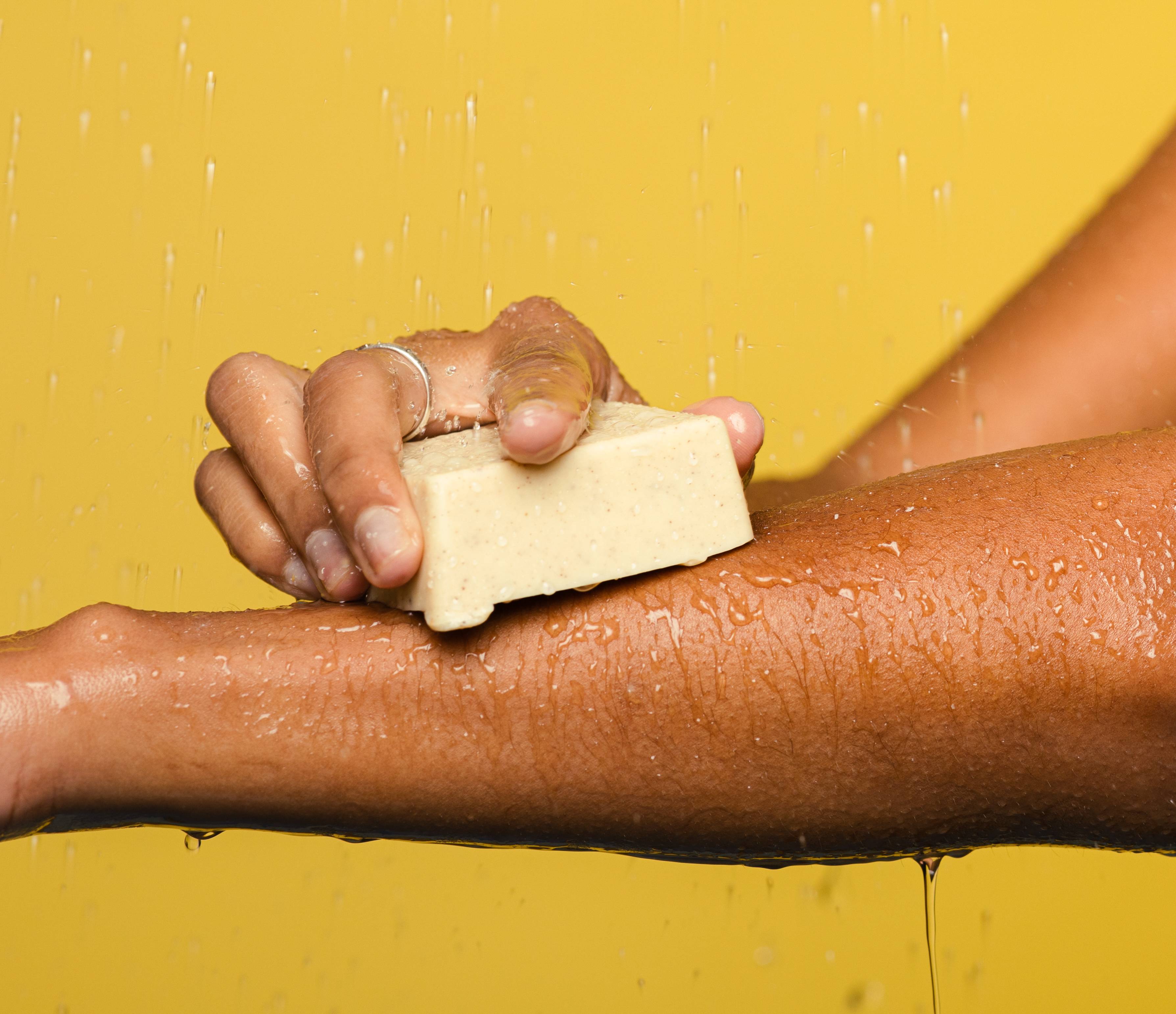 Lush Buffy scrubby body butter bar (British brand)