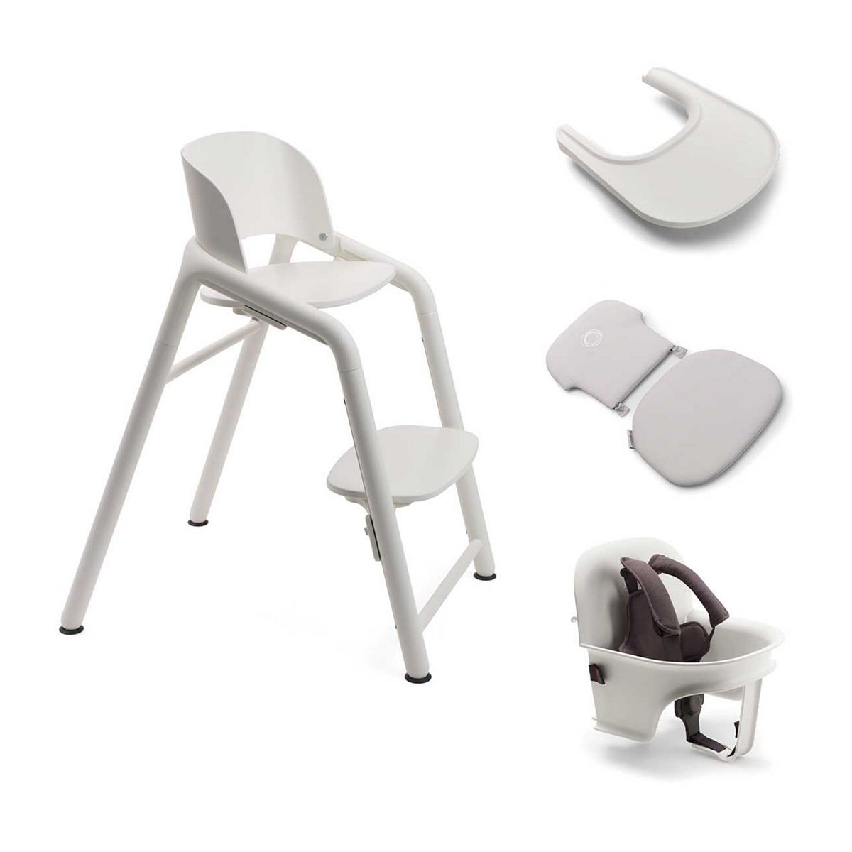 Bugaboo Complete High Chair Bundle White