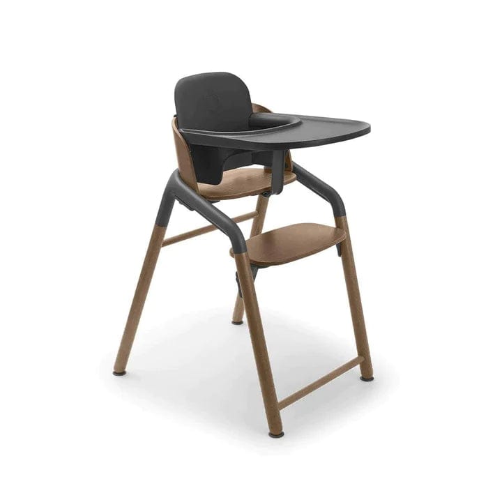 Bugaboo Giraffe highchair with baby set in wood grey - British product