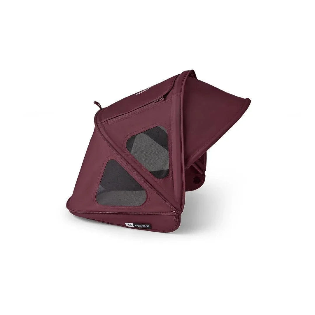 Bugaboo Dragonfly Breezy Sun Canopy in Dark Cherry, UK version