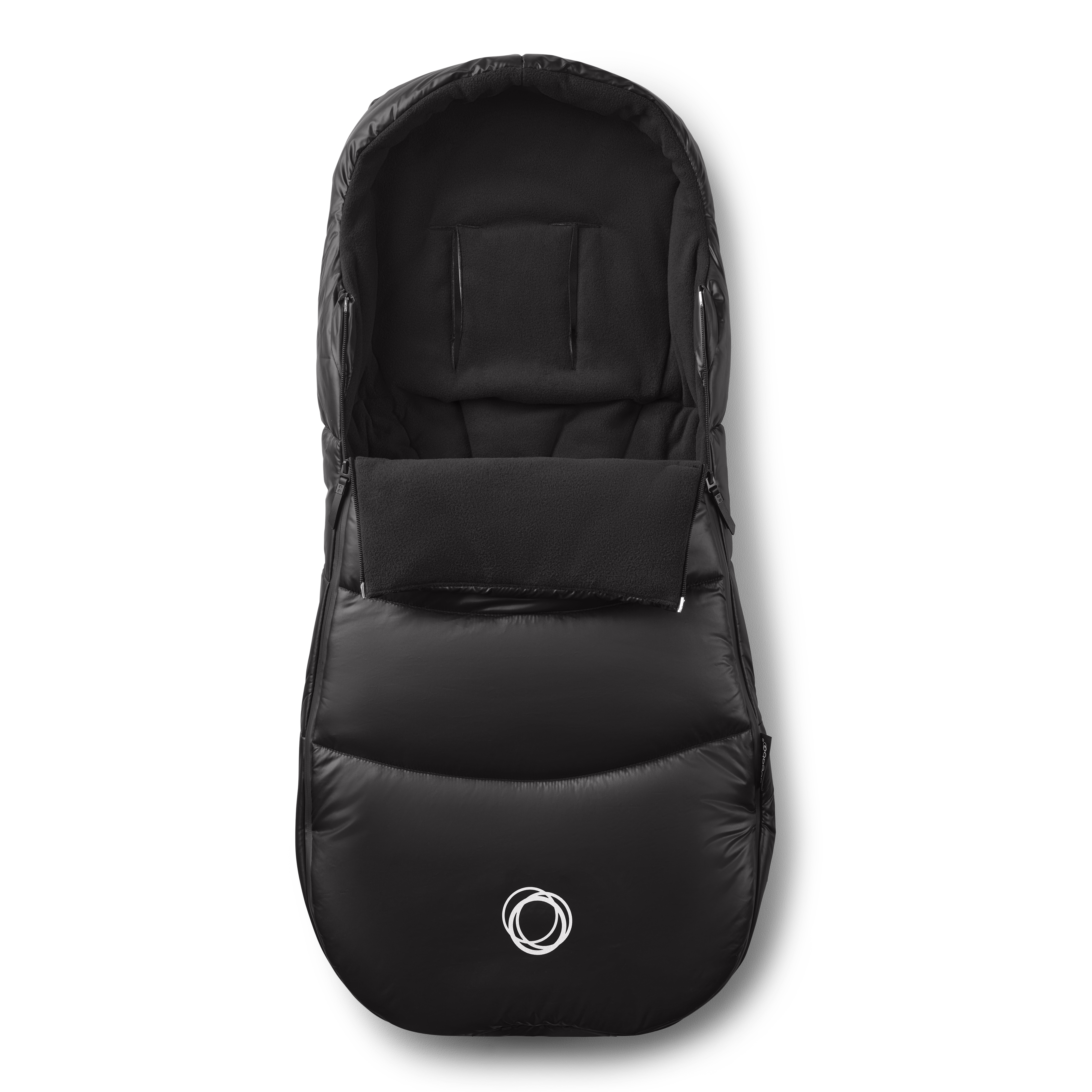 Bugaboo Noir footmuff Black Moonlight, imported from the UK