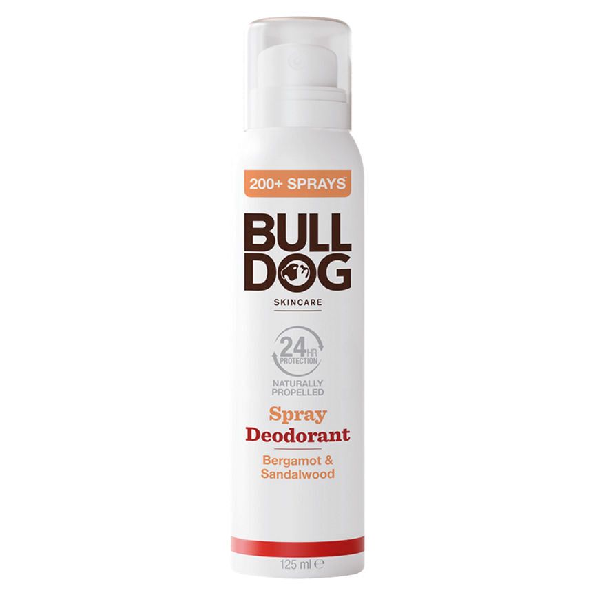 Bulldog Bergamot &amp;amp; Sandalwood Spray Deodorant 125ml