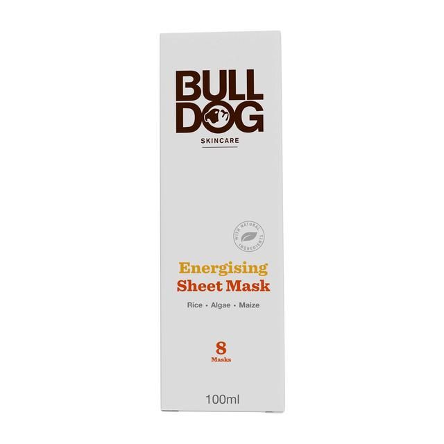 Bulldog Skincare - Energising Sheet Mask   8 per pack