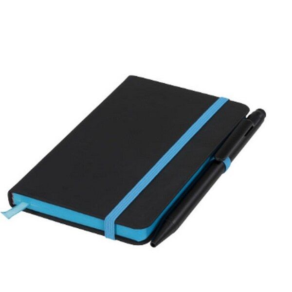 Bullet Noir Edge Notebook (Medium) Black/Blue