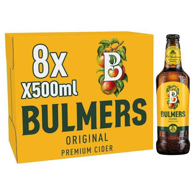 Bulmers Original Cider Bottles 8 x 500ml