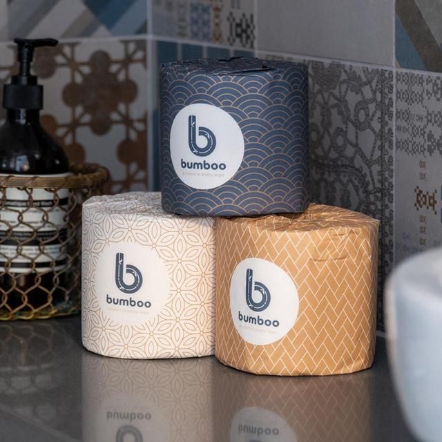 Bumboo Luxury Bamboo Toilet Tissue - Extra Long Rolls   24 per pack