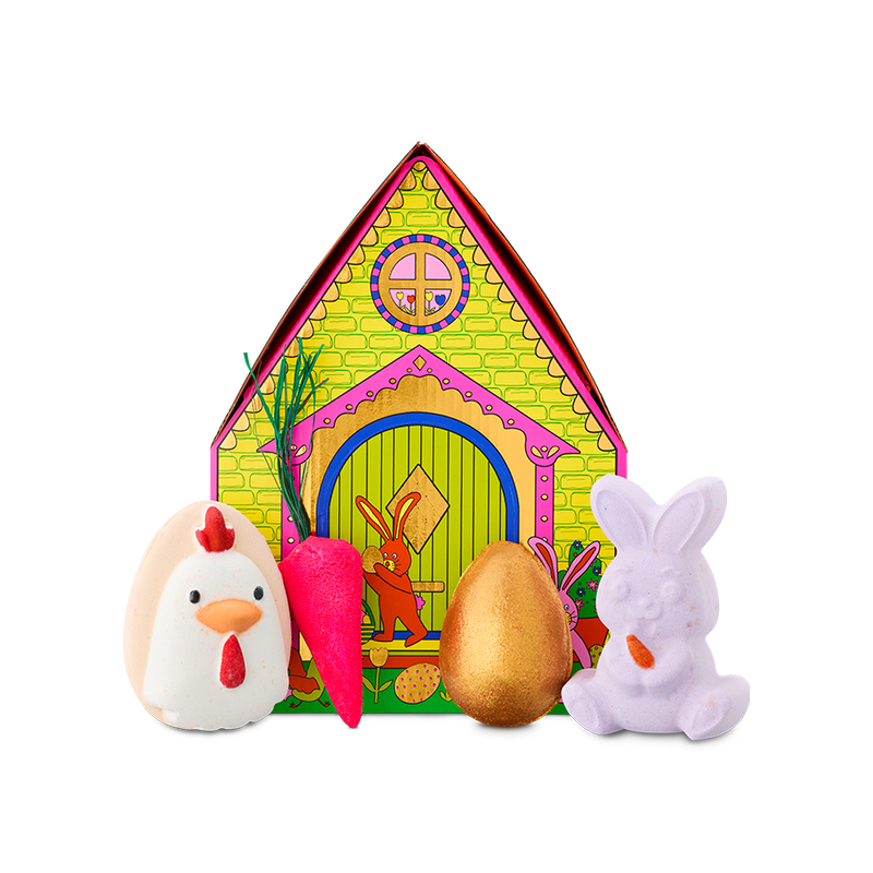 Lush Bunny Cottage Easter bath gift set, UK version
