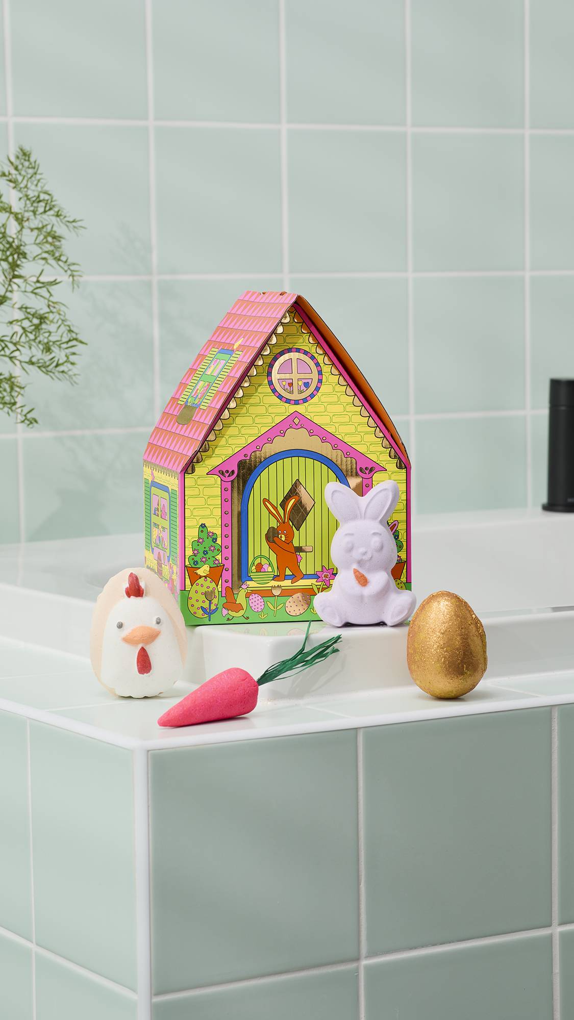 Lush Bunny Cottage Easter bath gift set, UK version