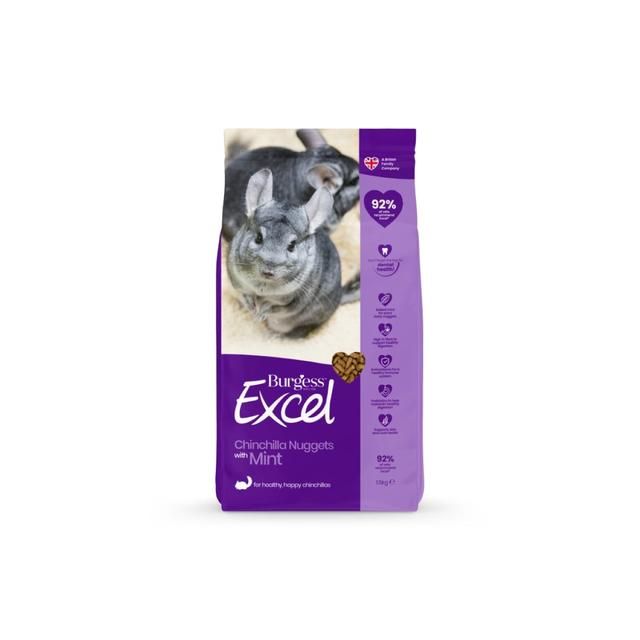 Burgess Excel Chinchilla Nuggets   1.5kg