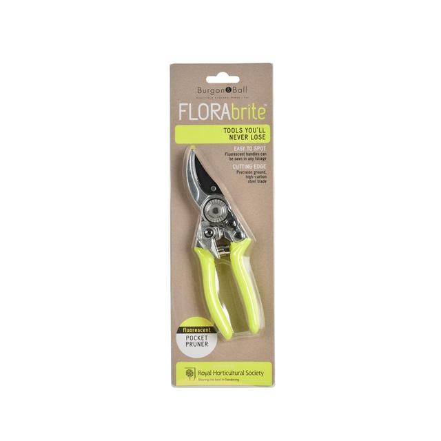 Burgon &amp;amp; Ball Florabrite Yellow Pocket Pruner