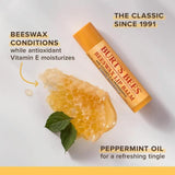 Burt's Bees 100% Natural Moisturising Lip Balm, Original Beeswax &amp;amp; Honey