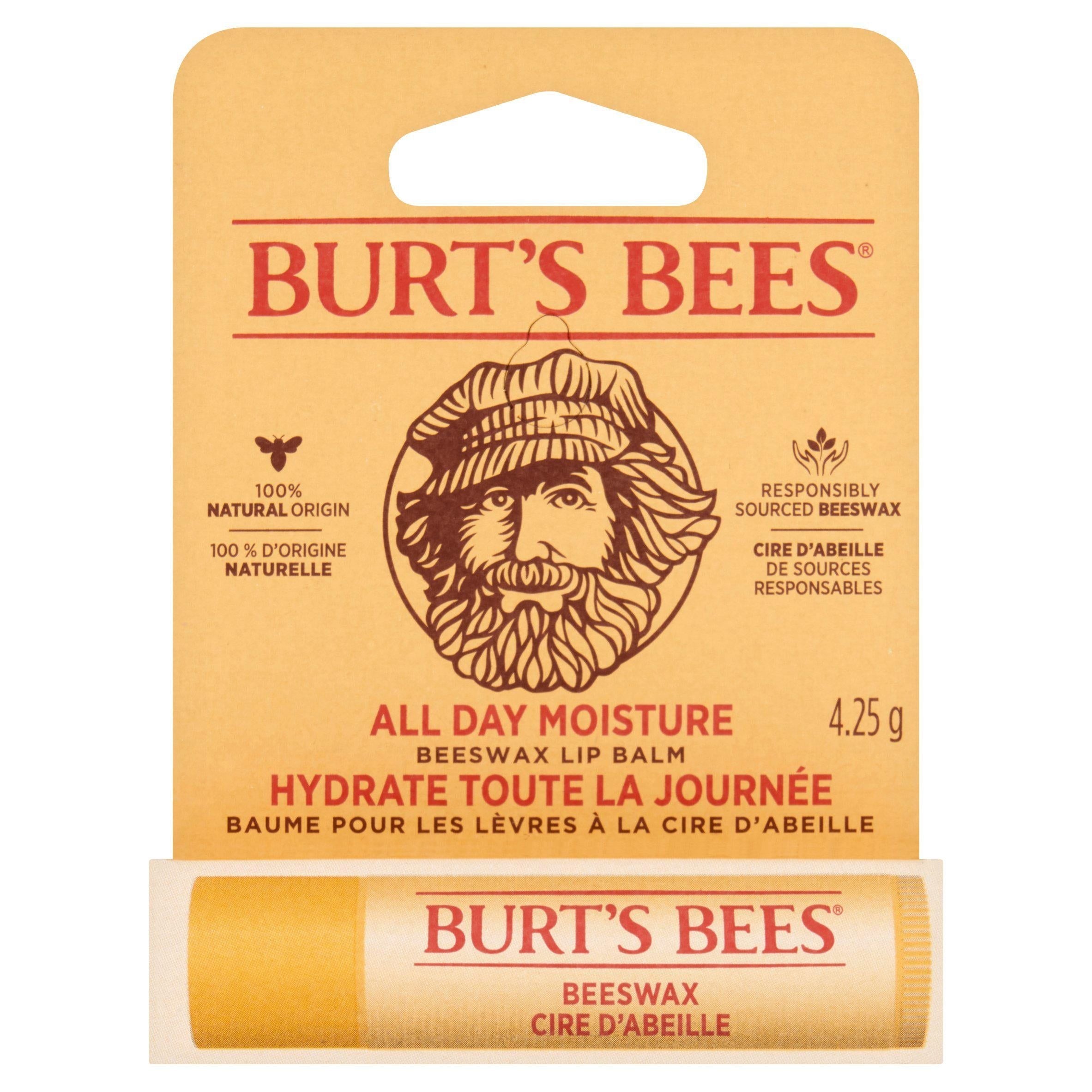 Burt's Bees 100% Natural Moisturising Lip Balm Tube 4.25g