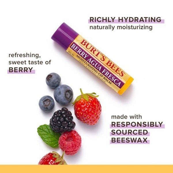 Burt's Bees&amp;reg; 100% Natural Origin Lip Balm Berry Agua Fresca