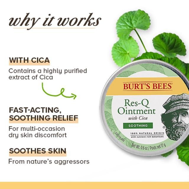 Burt's Bees 100% Natural Origin Multipurpose Res-Q Ointment with Cica