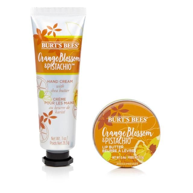 Burt's Bees Hand and Lip Kit, Orange Blossom & Pistachio