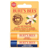 Burt's Bees Moisturising Duo Pack Lip Balm - Original Beeswax and Vanilla   2 x 4.25g