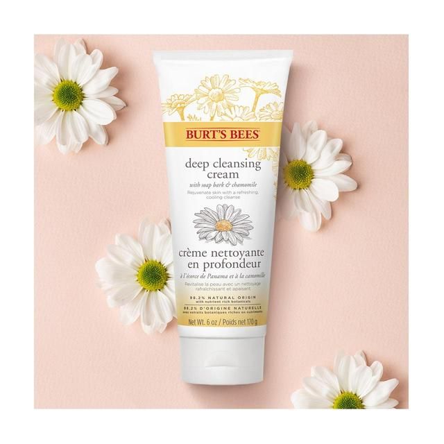 Burt's Bees Soap Bark & Chamomile Deep Facial Cleansing Cream   170g