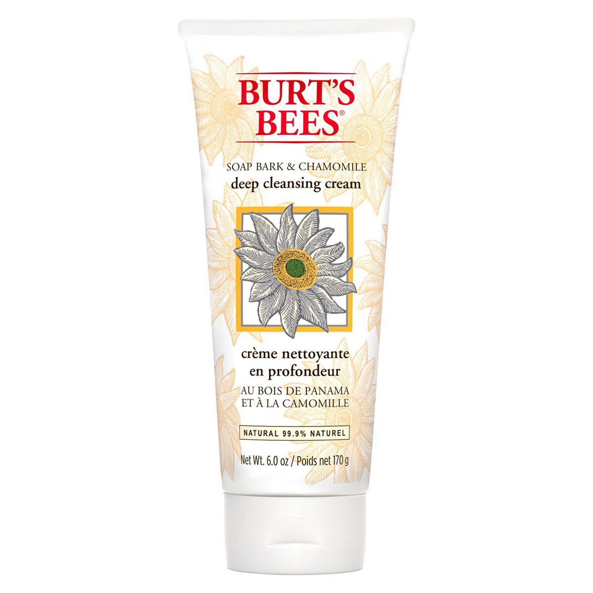 Burts Bees Soap Bark and Chamomile Deep Cleansing Cream, 170g