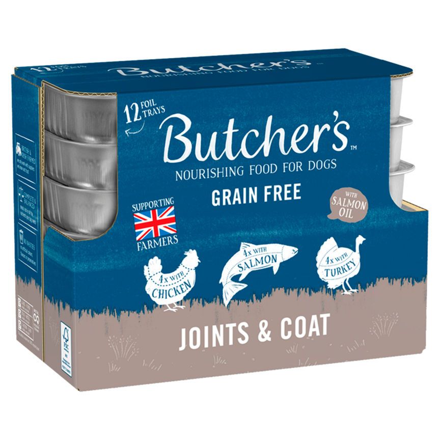 Butcher's Joints &amp;amp; Coat Wet Dog Food Trays