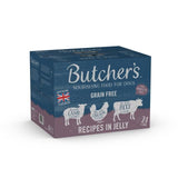 Butcher's Recipes in Jelly Dog Food Tins   24 x 400g