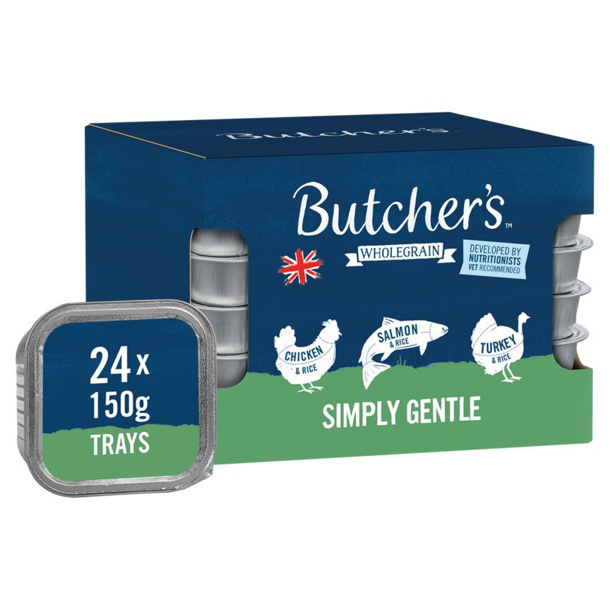 Butcher's Simply Gentle Dog Food Trays 24 x 150g