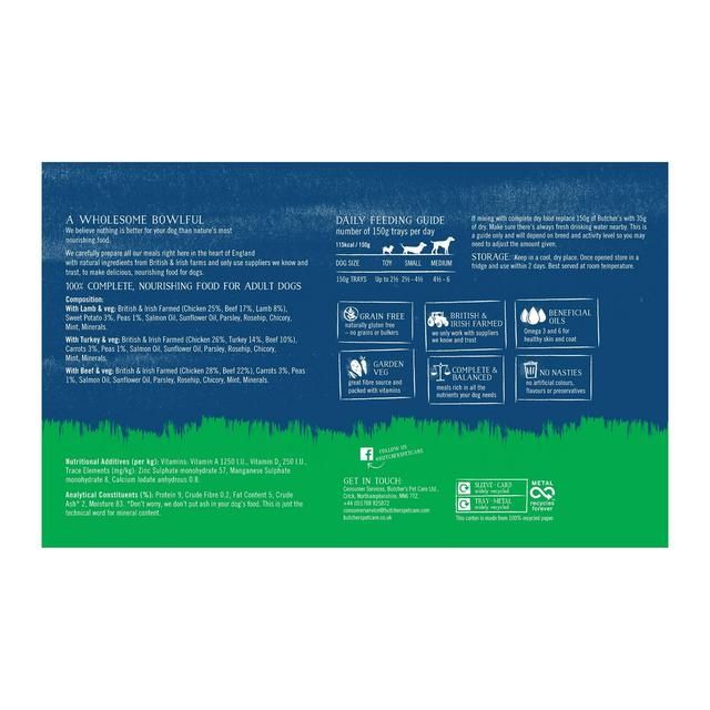 Butcher's Traditional Recipes Dog Food Trays   12 x 150g