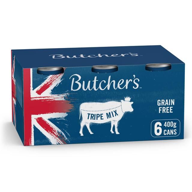 Butcher's Tripe Dog Food Tins   6 x 400g