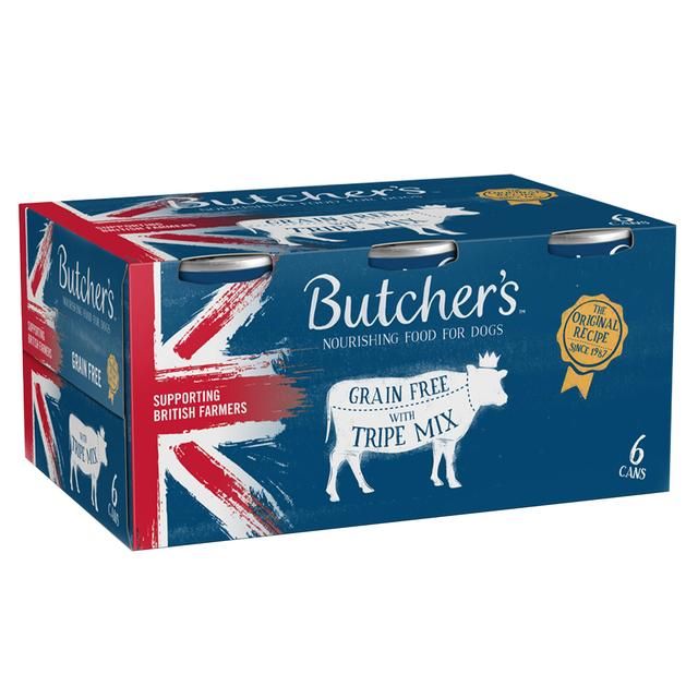 Butcher's Tripe Dog Food Tins   6 x 400g