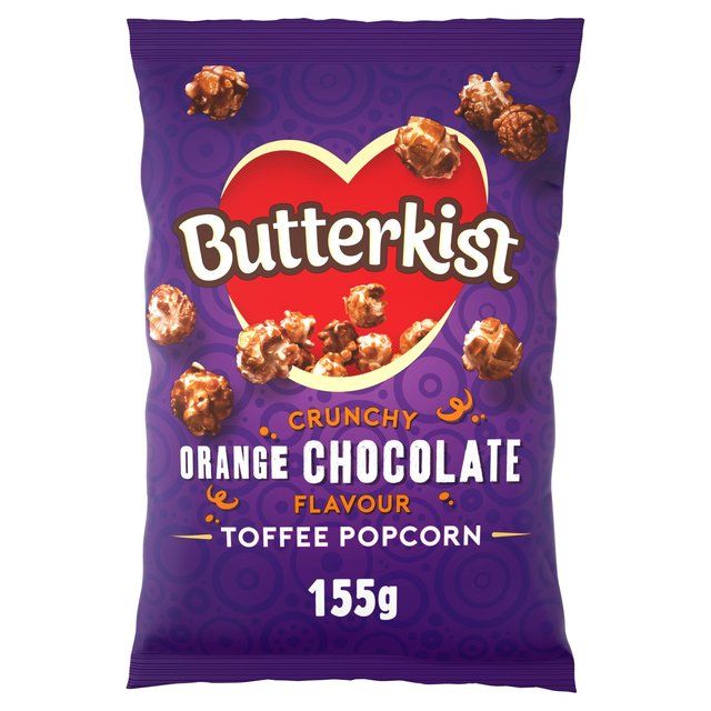 Butterkist Crunchy Orange Chocolate Flavour Toffee Popcorn