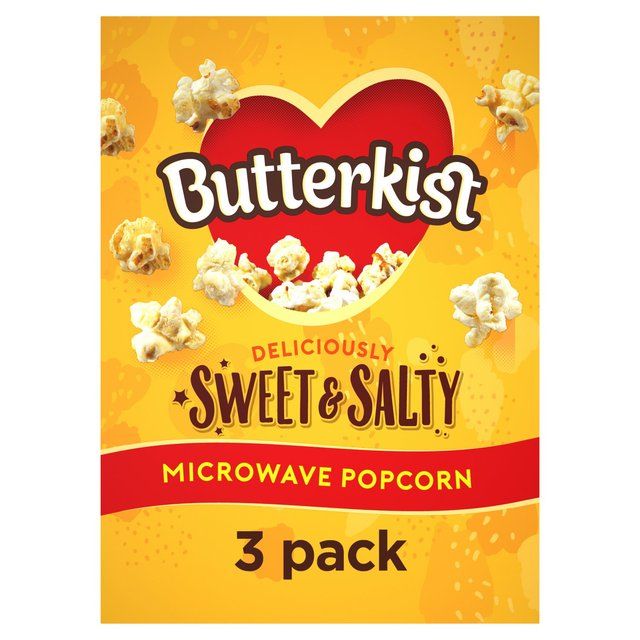 Butterkist Sweet &amp;amp; Salted Microwave Popcorn   210g