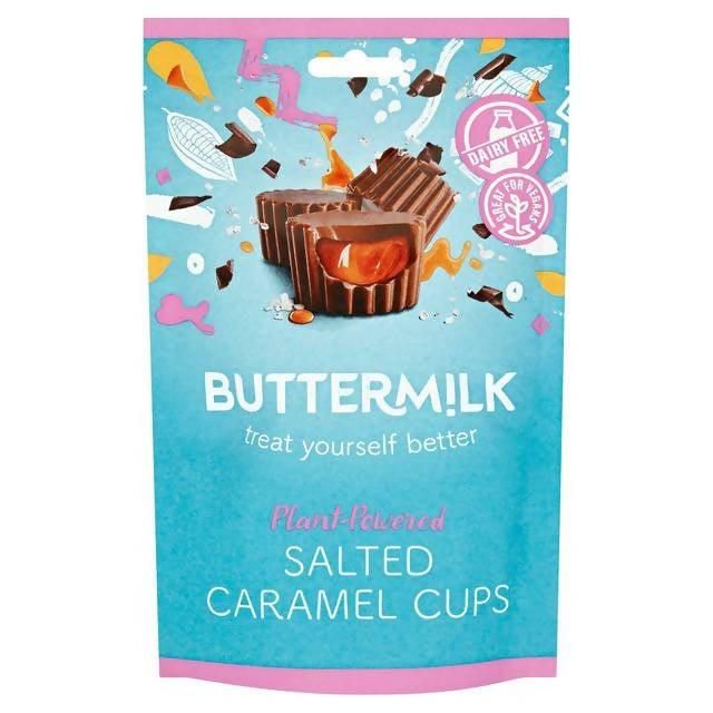 Buttermilk Salted Caramel Chocolate Cups 100g