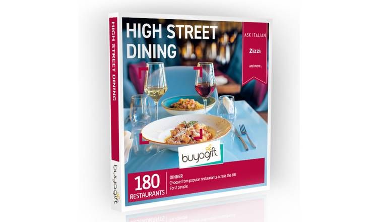 Buyagift High Street Dining For Two Gift Experience