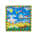 Knot wrap gift wrapping, By the Seaside design, 70cm, UK version