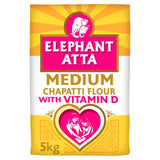 Elephant Atta Medium Chapatti Flour Vitamin D GOODS ASDA   